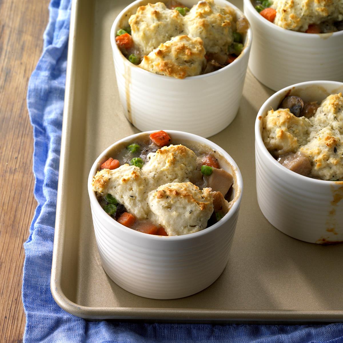 Air-Fryer Turkey and Mushroom Potpies image