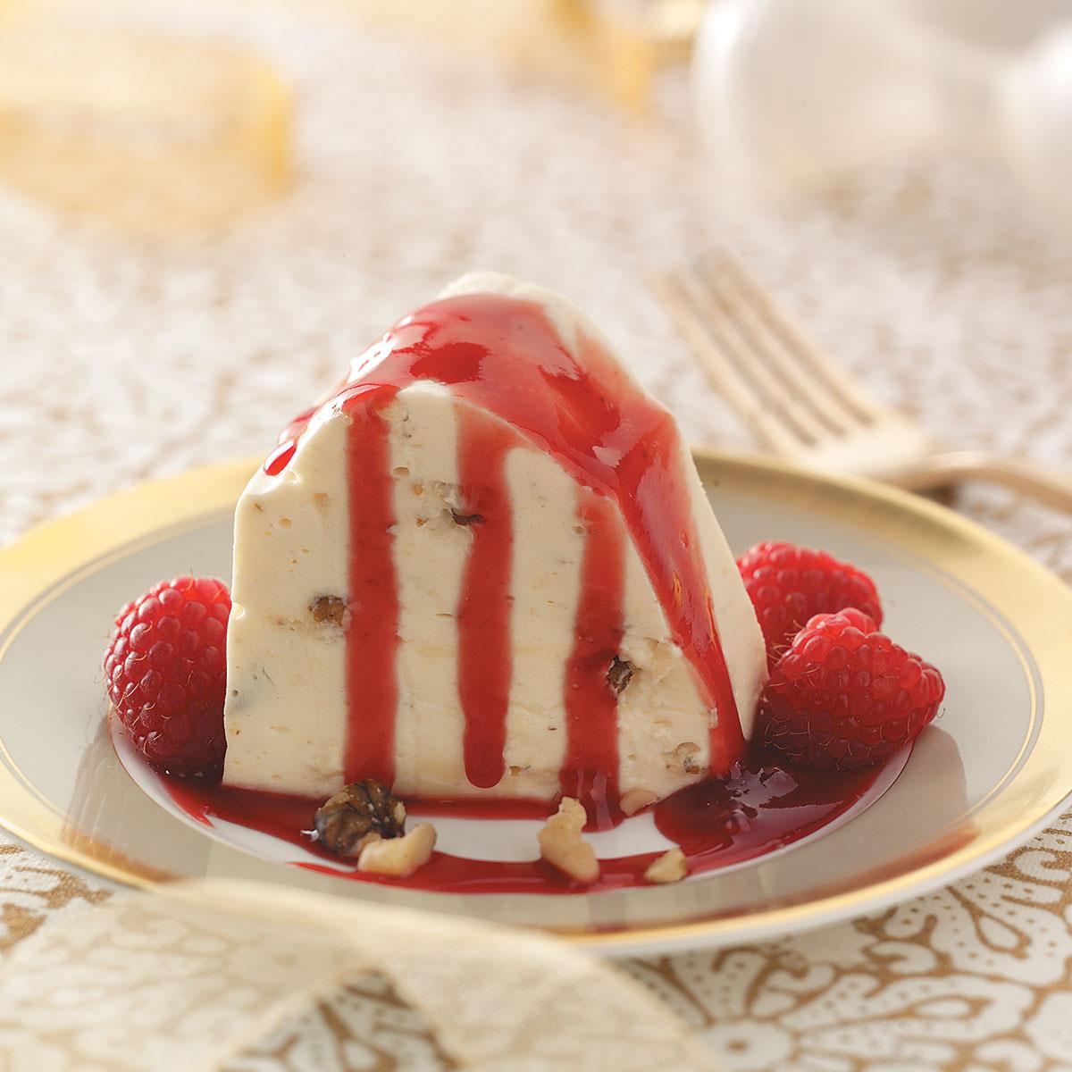 Best Eggnog Bavarian With Raspberry Currant Sauce Recipes