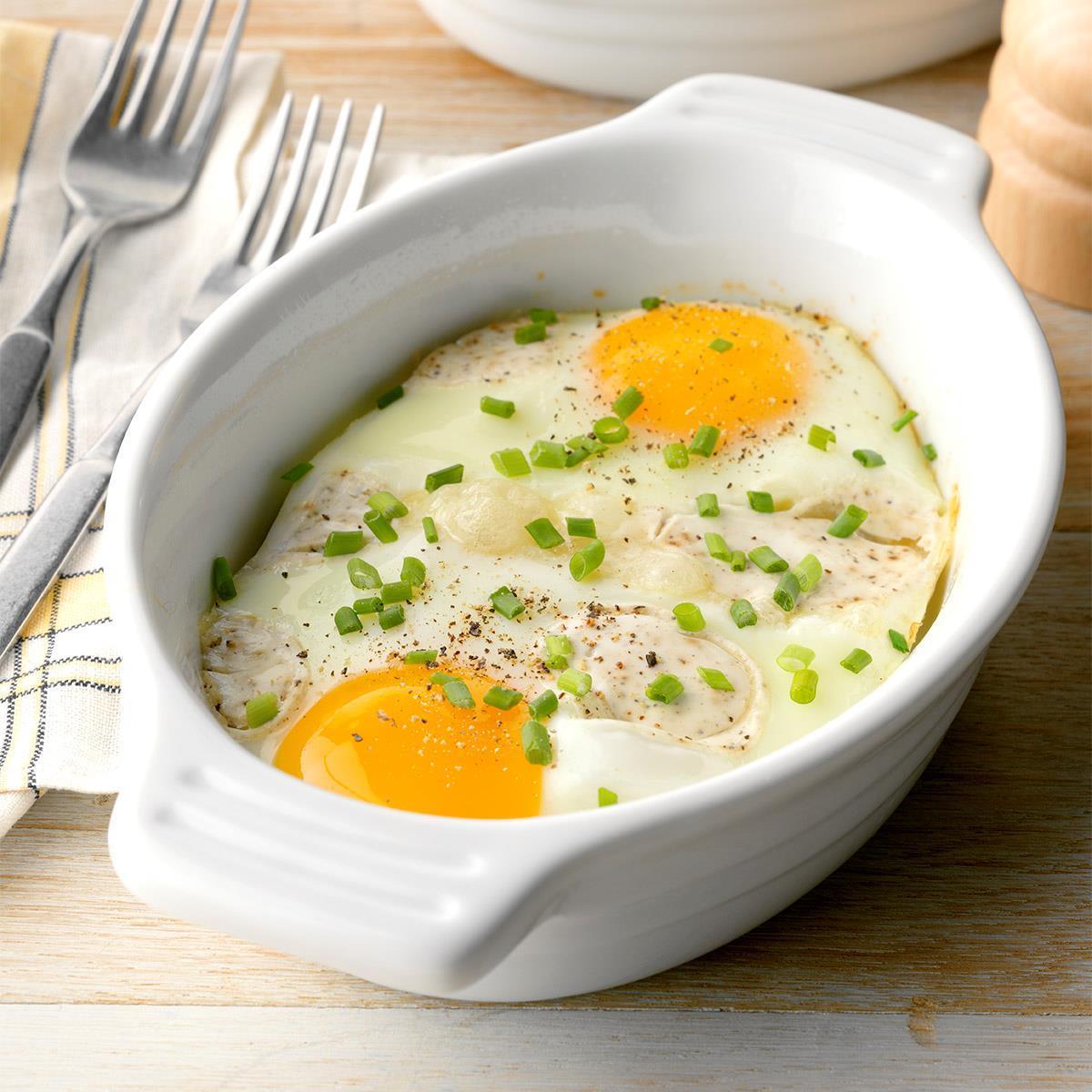 Air-Fryer Eggs Lorraine image