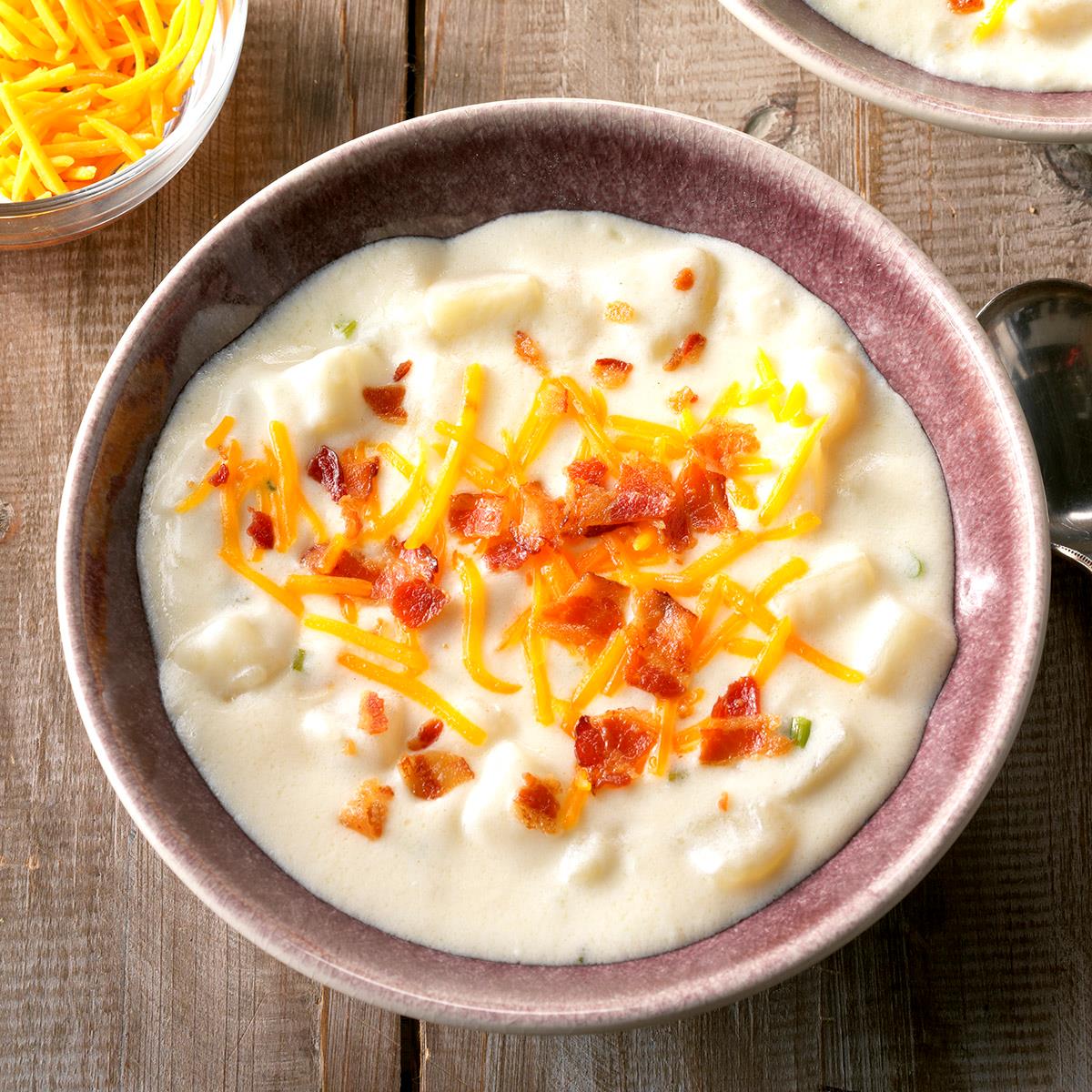 Favorite Baked Potato Soup Recipe How To Make It Taste Of Home