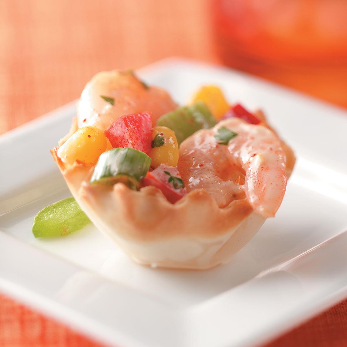 Festive Shrimp Tarts image