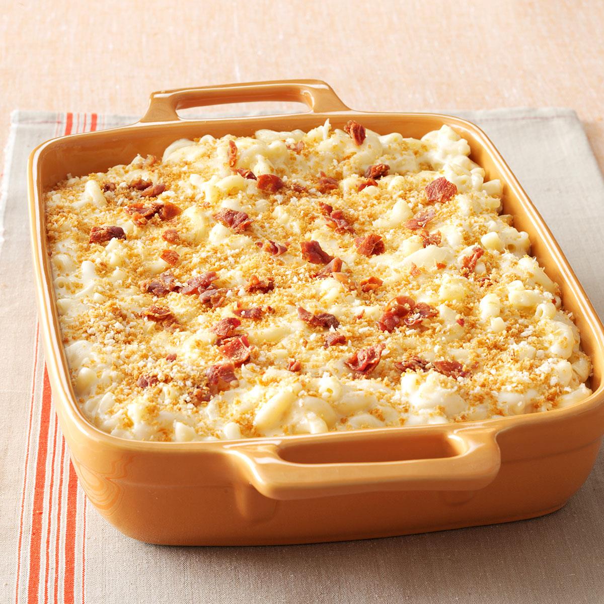 gouda and goat cheese mac and cheese