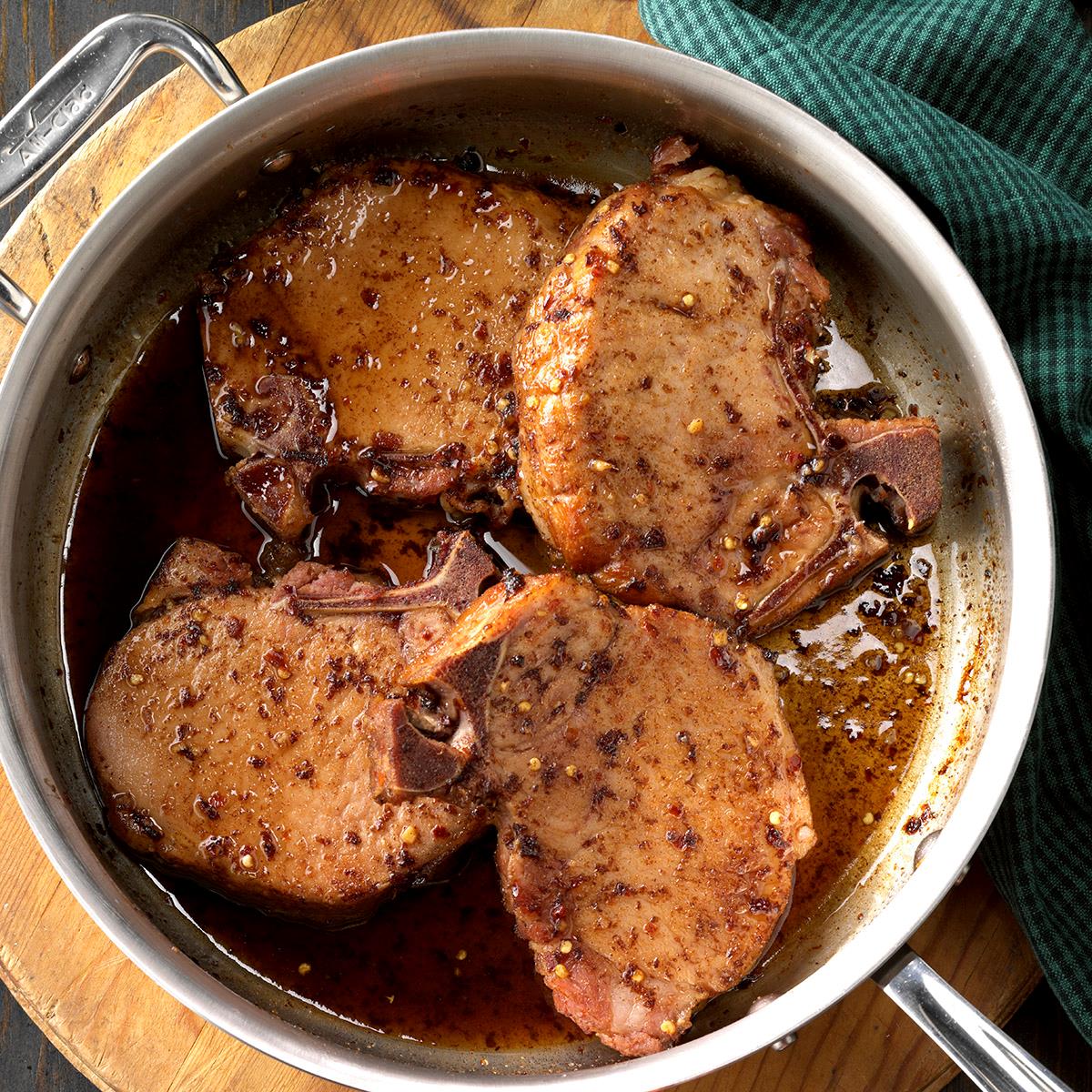 Five-Spice Glazed Smoked Chops-image