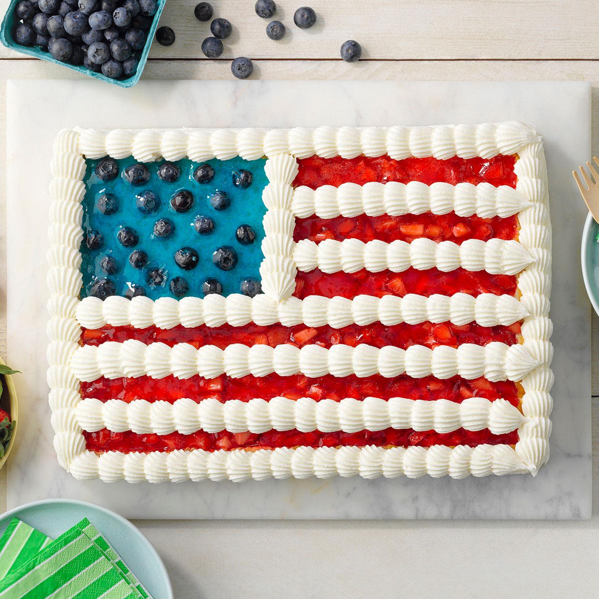 Captain American Cake – Creme Castle