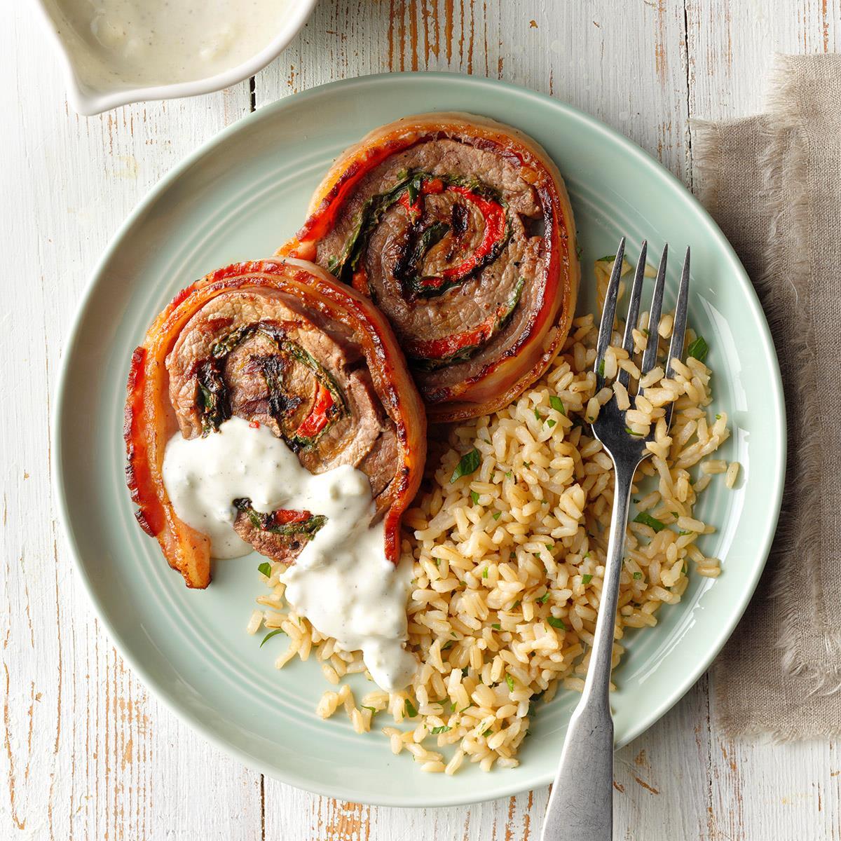 Flank Steak Pinwheels-image