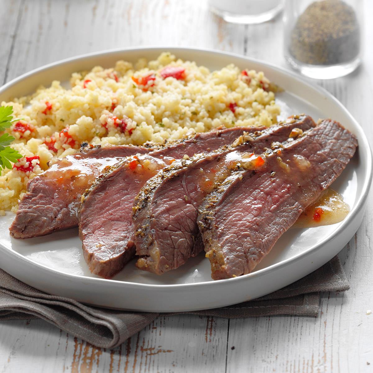 Flank Steak with Couscous_image