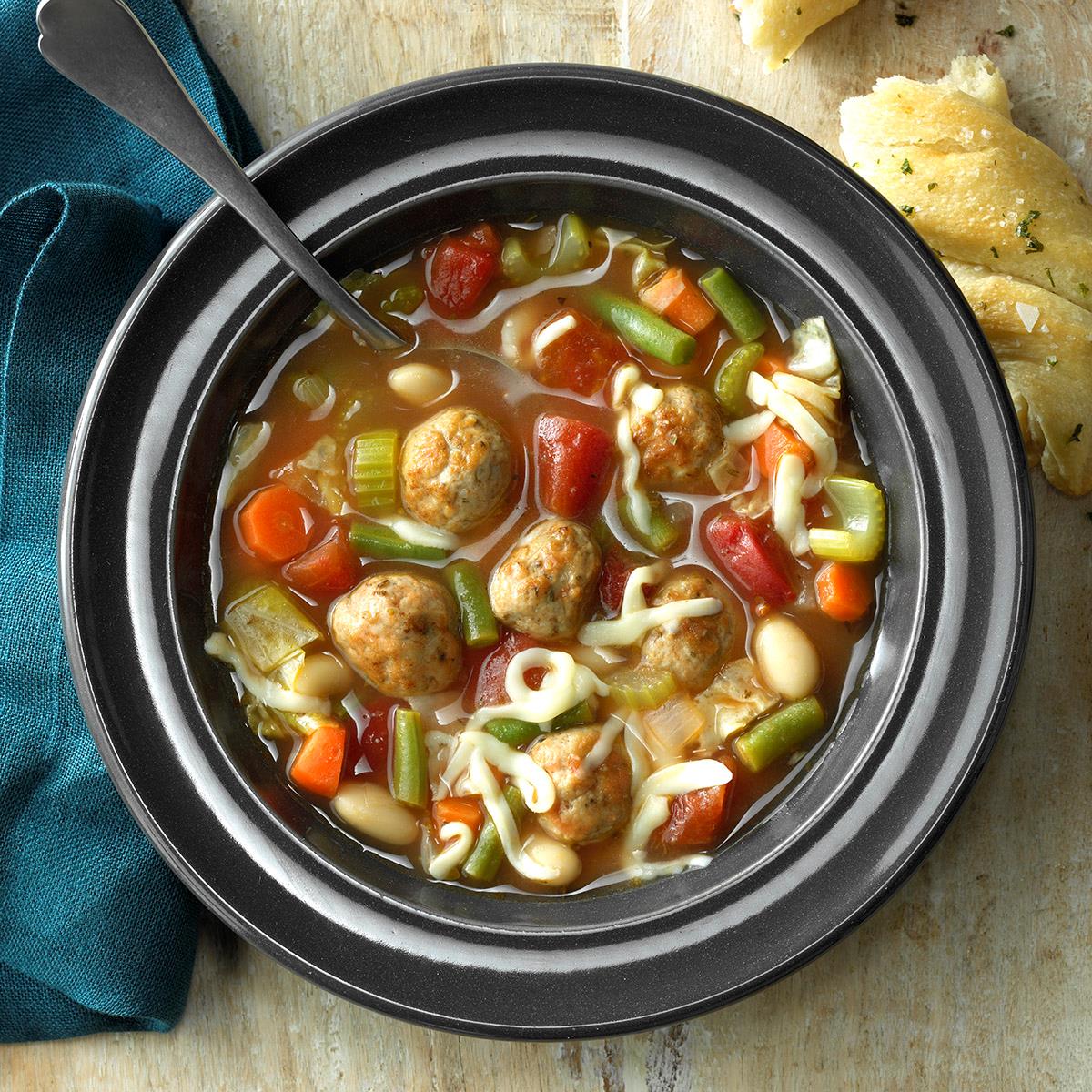 Flavorful Meatball Soup image