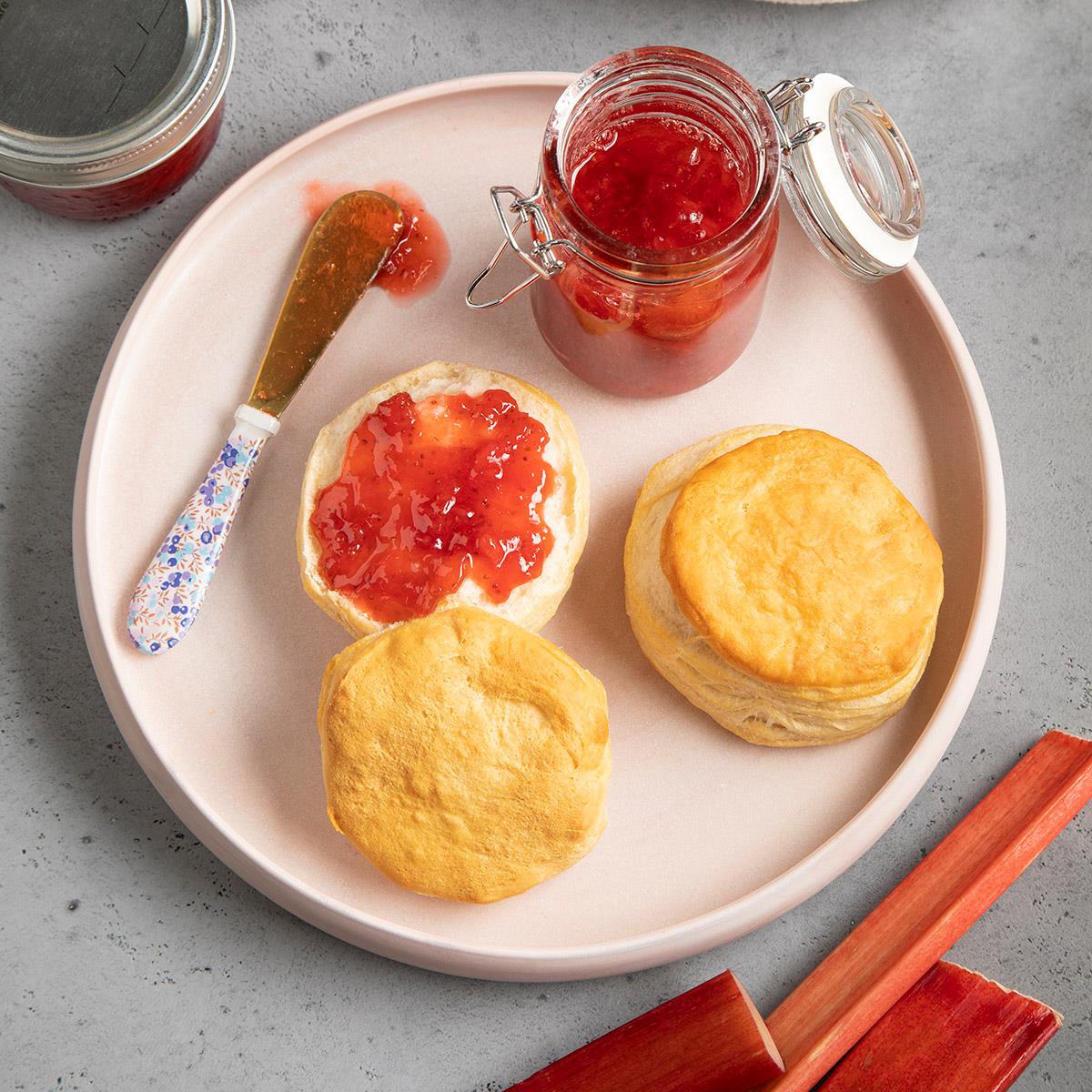 Flavorful Strawberry-Rhubarb Jam-image