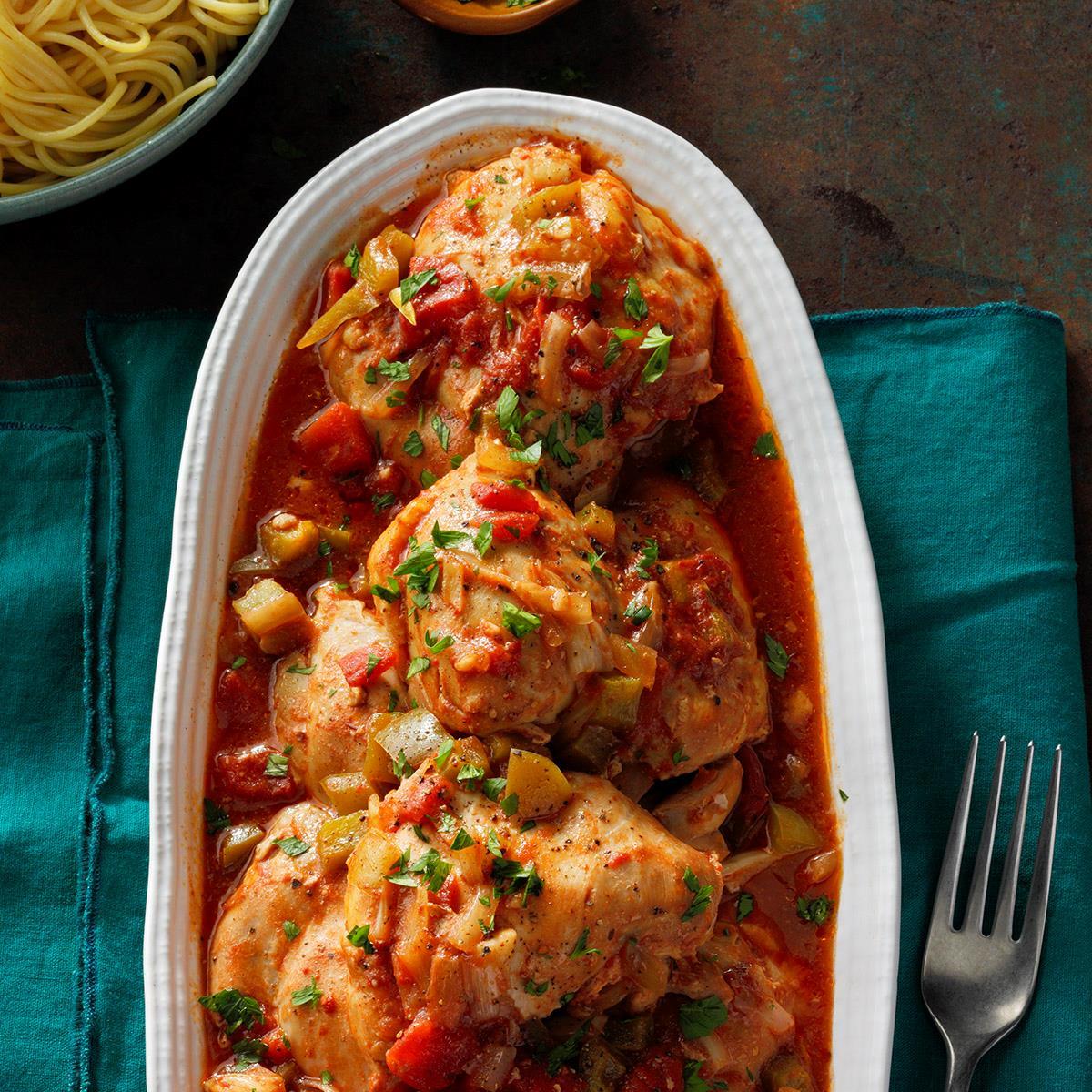 Pressure-Cooker Garden Chicken Cacciatore image