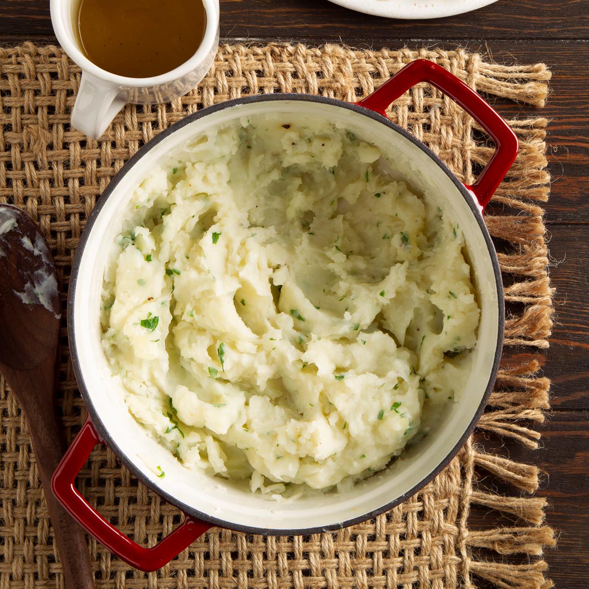 Garlic Mashed Potatoes and Gravy_image