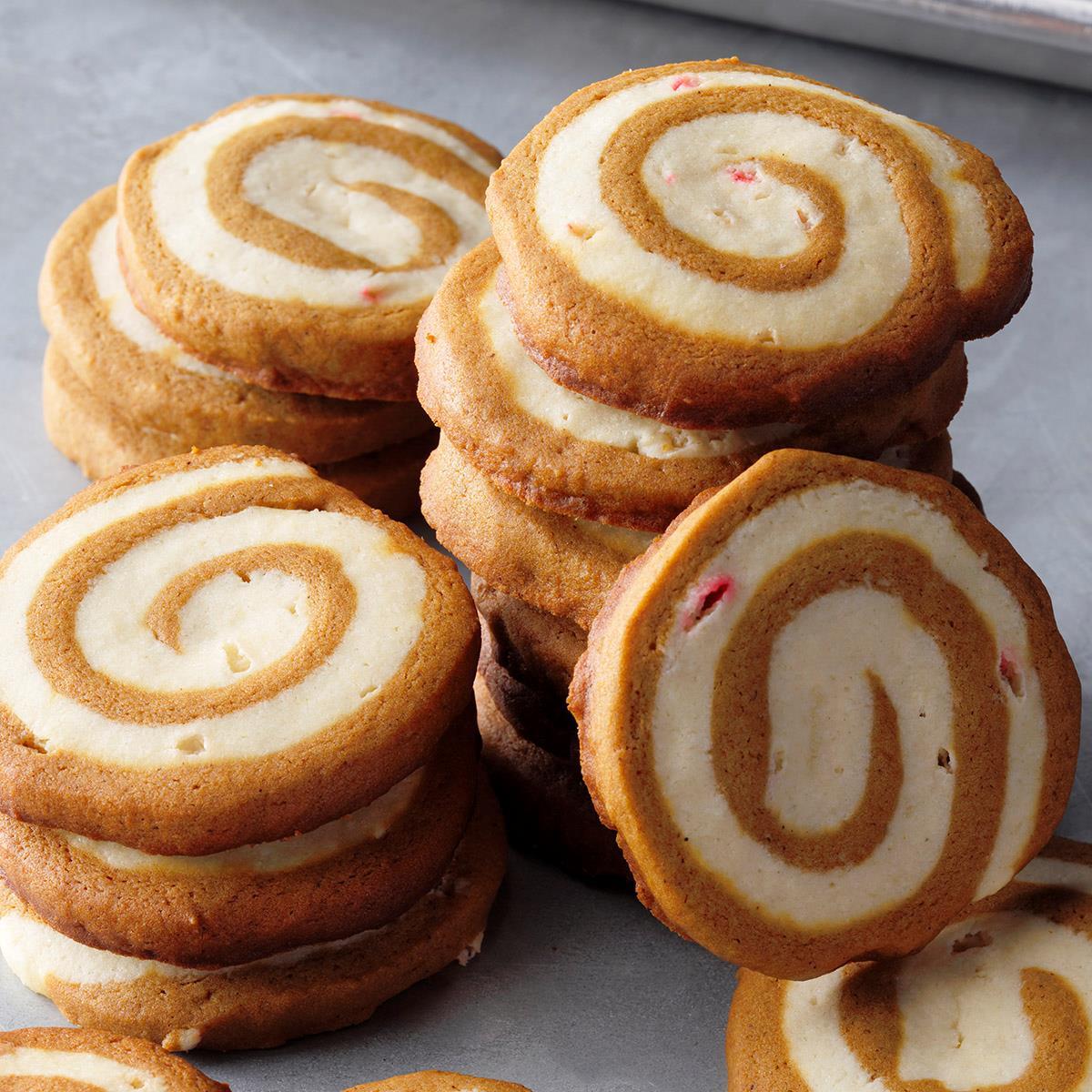 Gingerbread Peppermint Pinwheels image