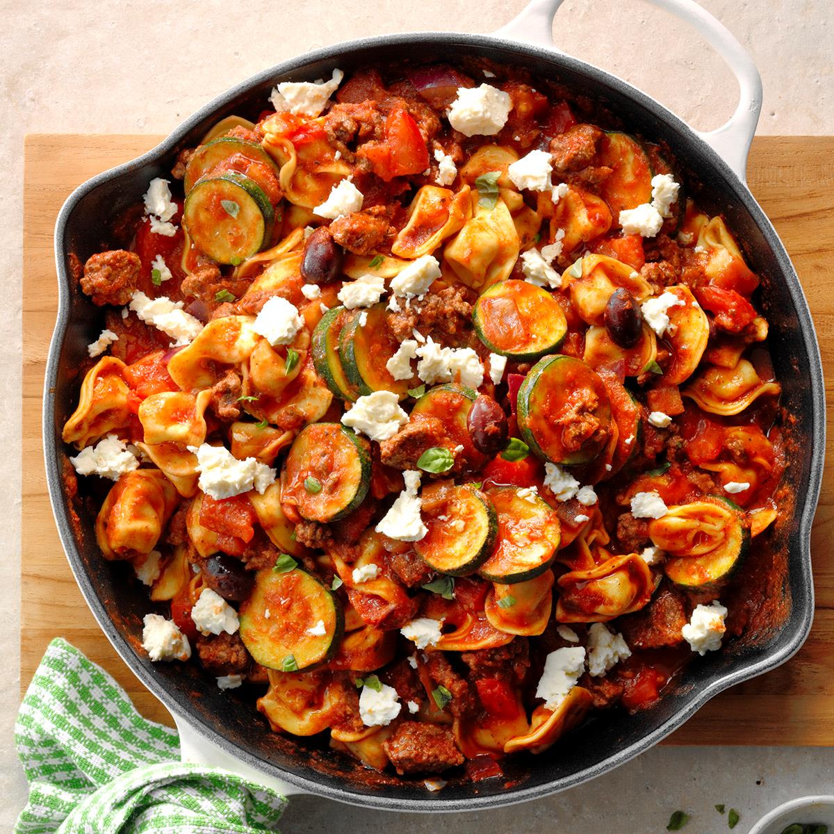 Greek Tortellini Skillet-image
