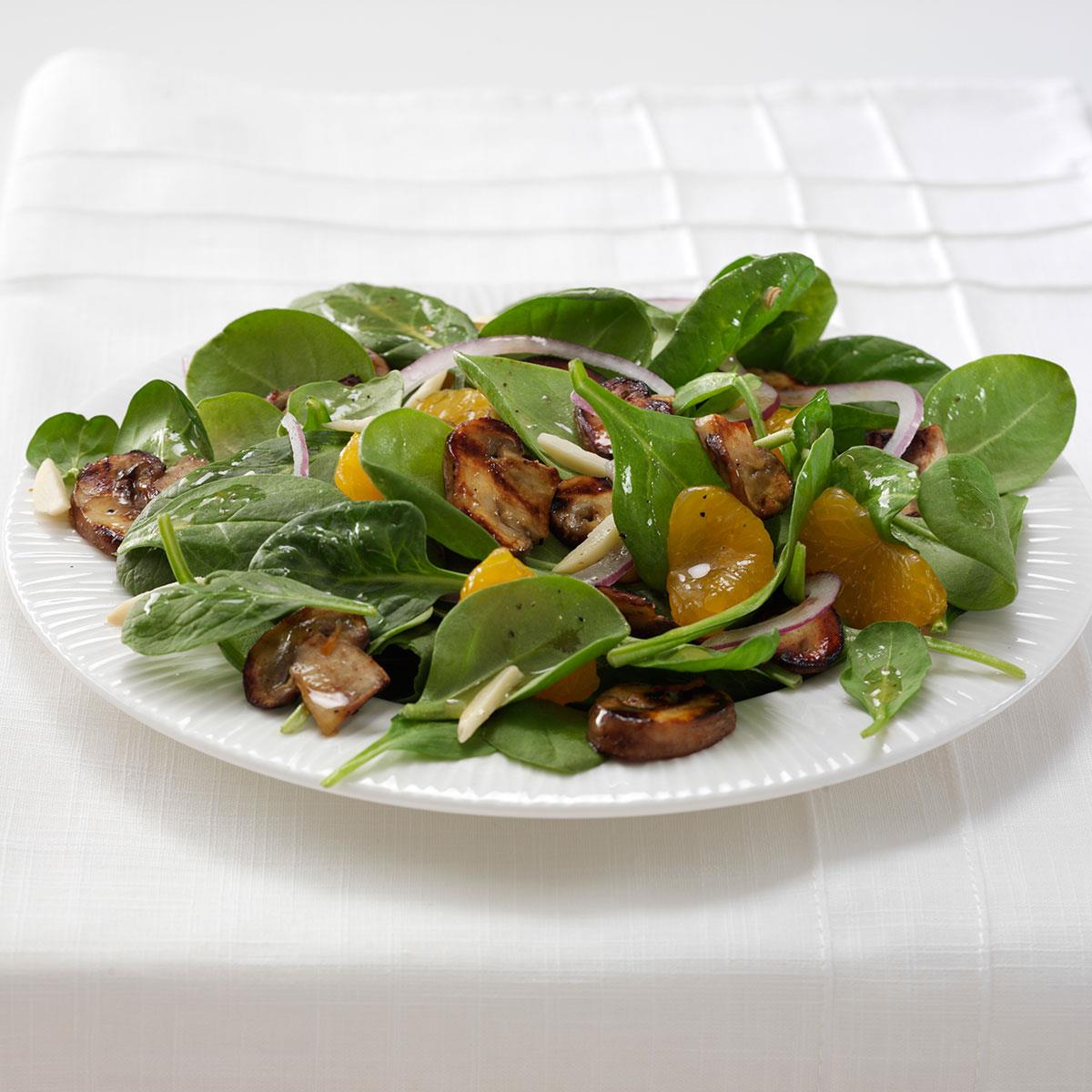 Grilled Portobello Spinach Salad image