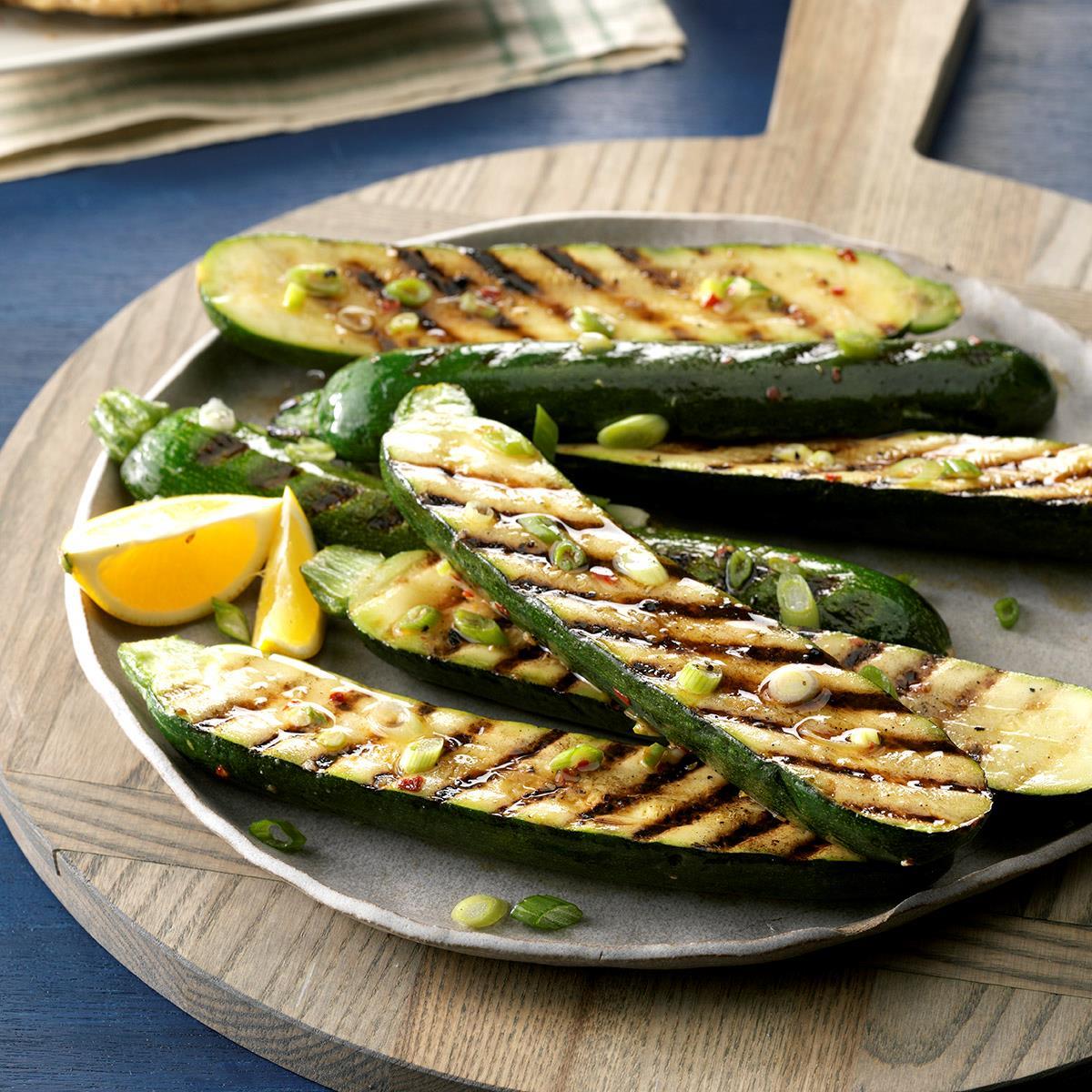 Grilled Zucchini with Onions image