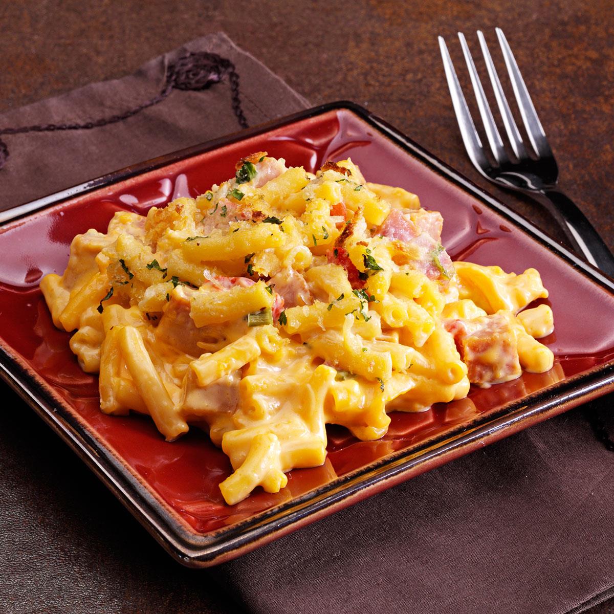 Ham Mac And Cheese Recipe How To Make It Taste Of Home