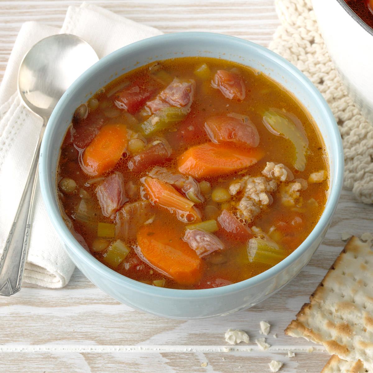 Ham And Lentil Soup Recipe: How To Make It