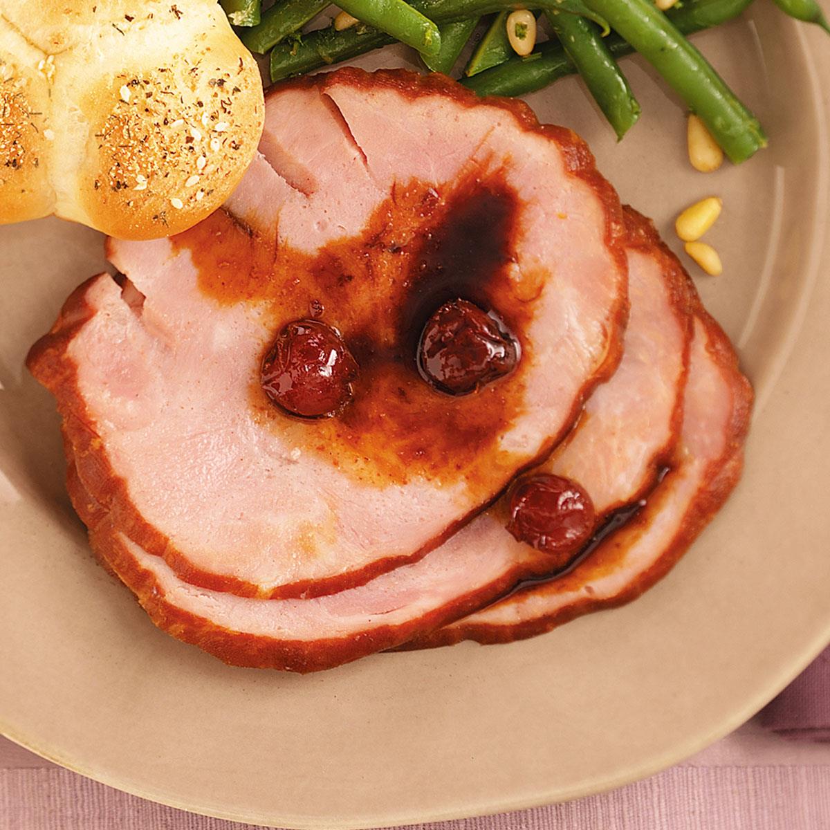 Ham with Spiced-Cherry Sauce image