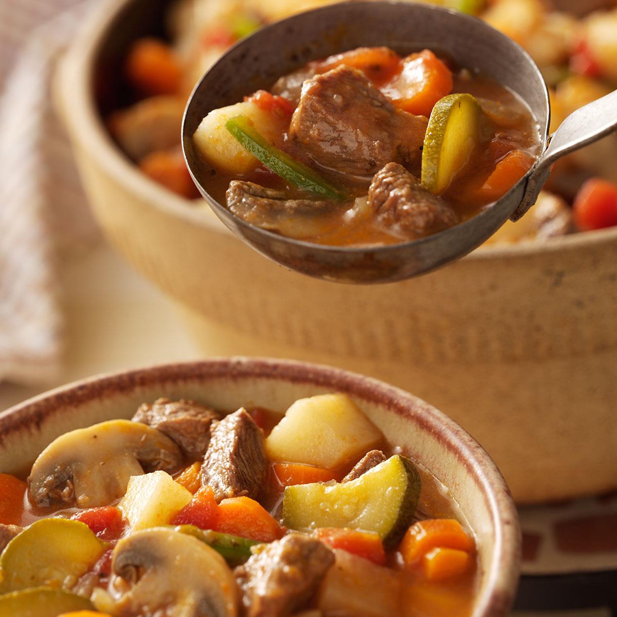 Hearty Beef Vegetable Soup image