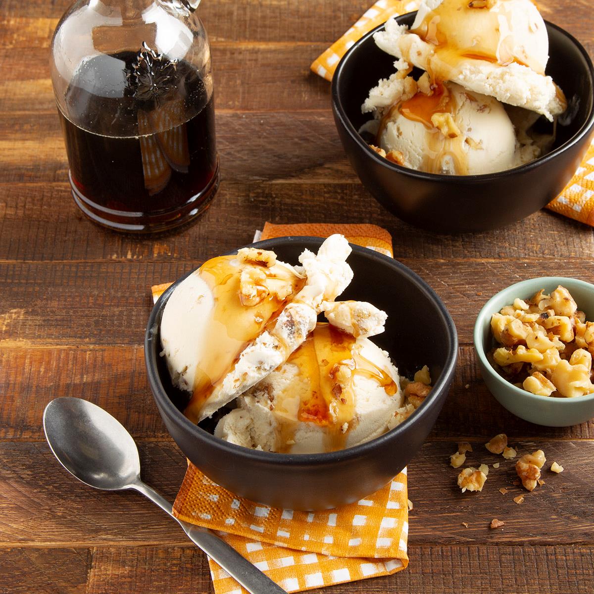 Homemade Maple-Walnut Ice Cream image
