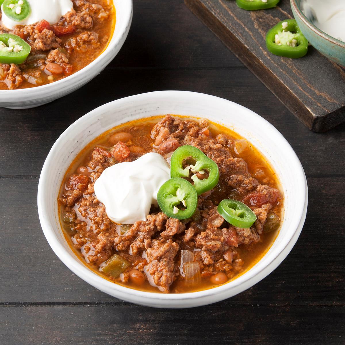 Instant Pot Chili Con Carne Recipe How To Make It Taste Of Home