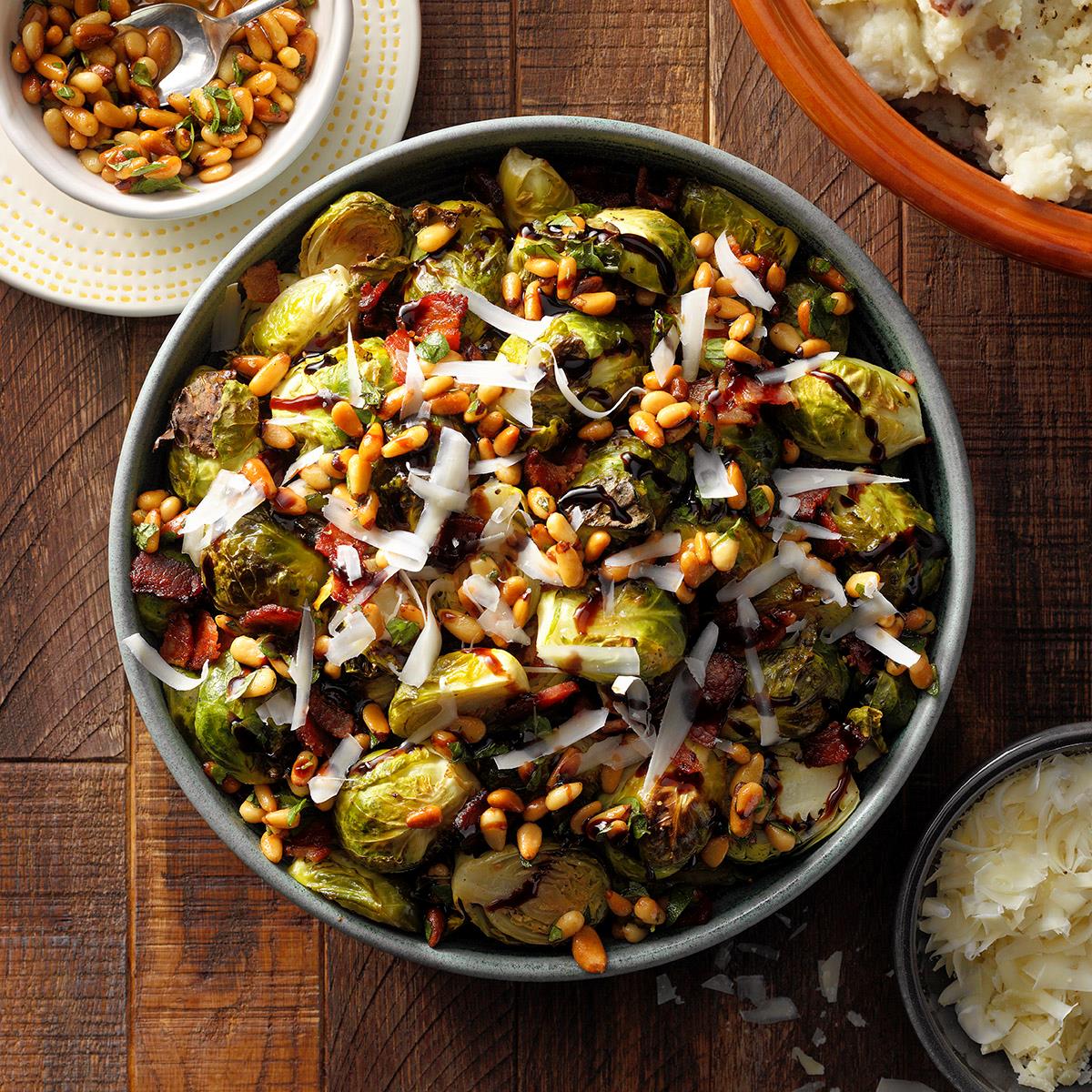 Balsamic Brussels Sprouts with Bacon image