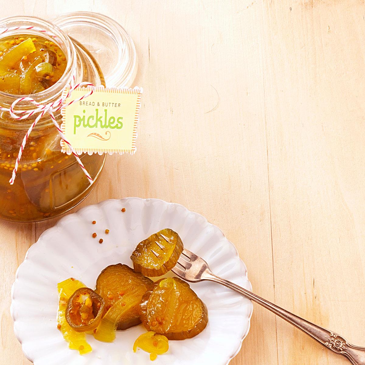 Jalapeno Bread Butter Pickles Recipe How To Make It Taste Of Home