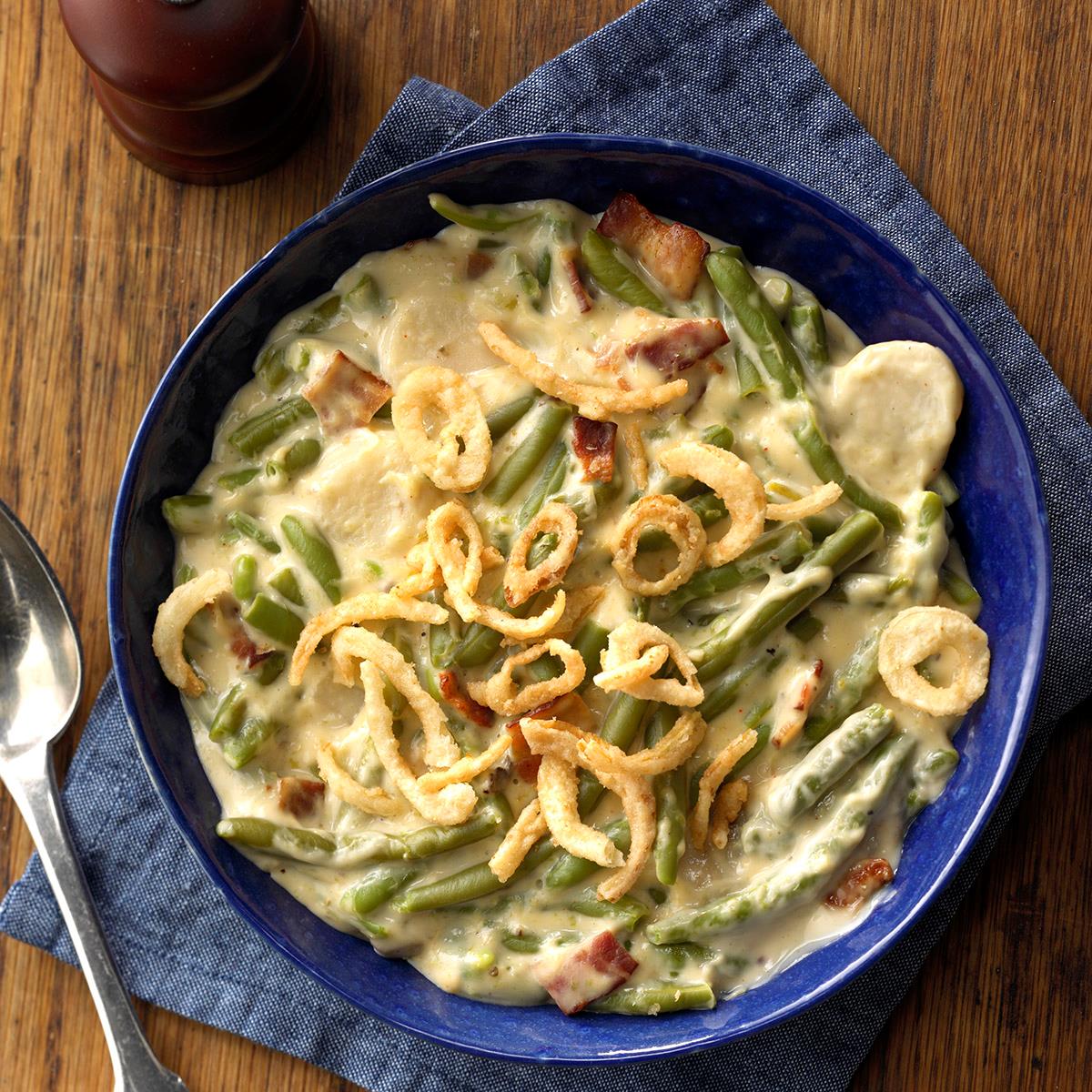 Jazzed-Up Green Bean Casserole image