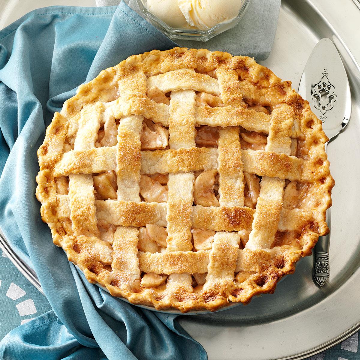Apple pie recipe with lattice top