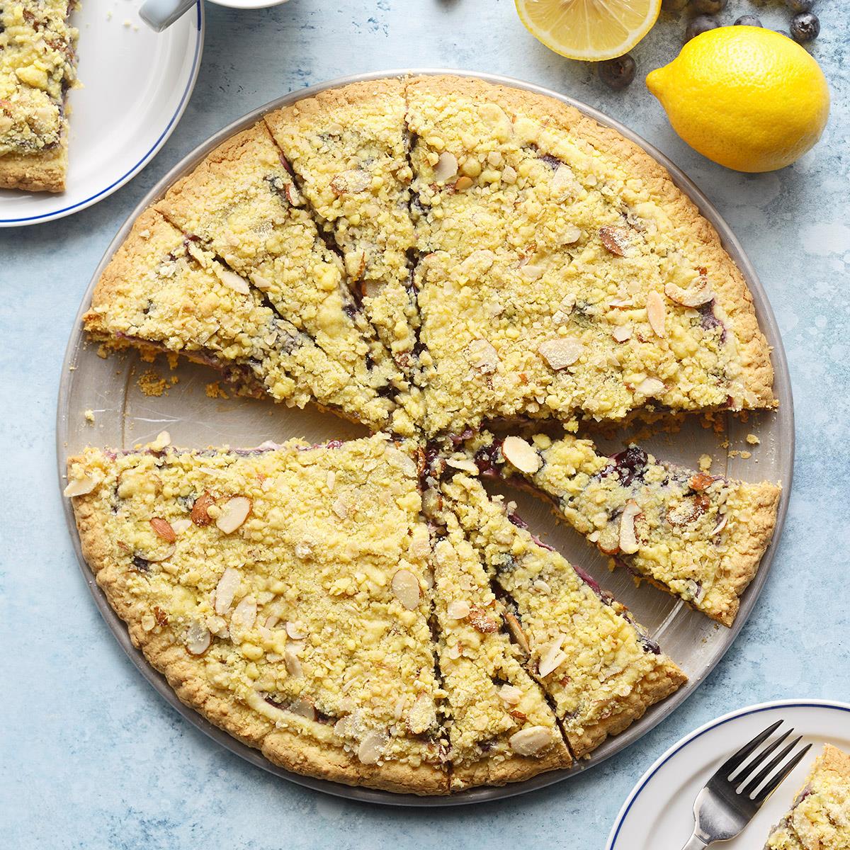 Lemon Cake Mix Dessert Pizza image