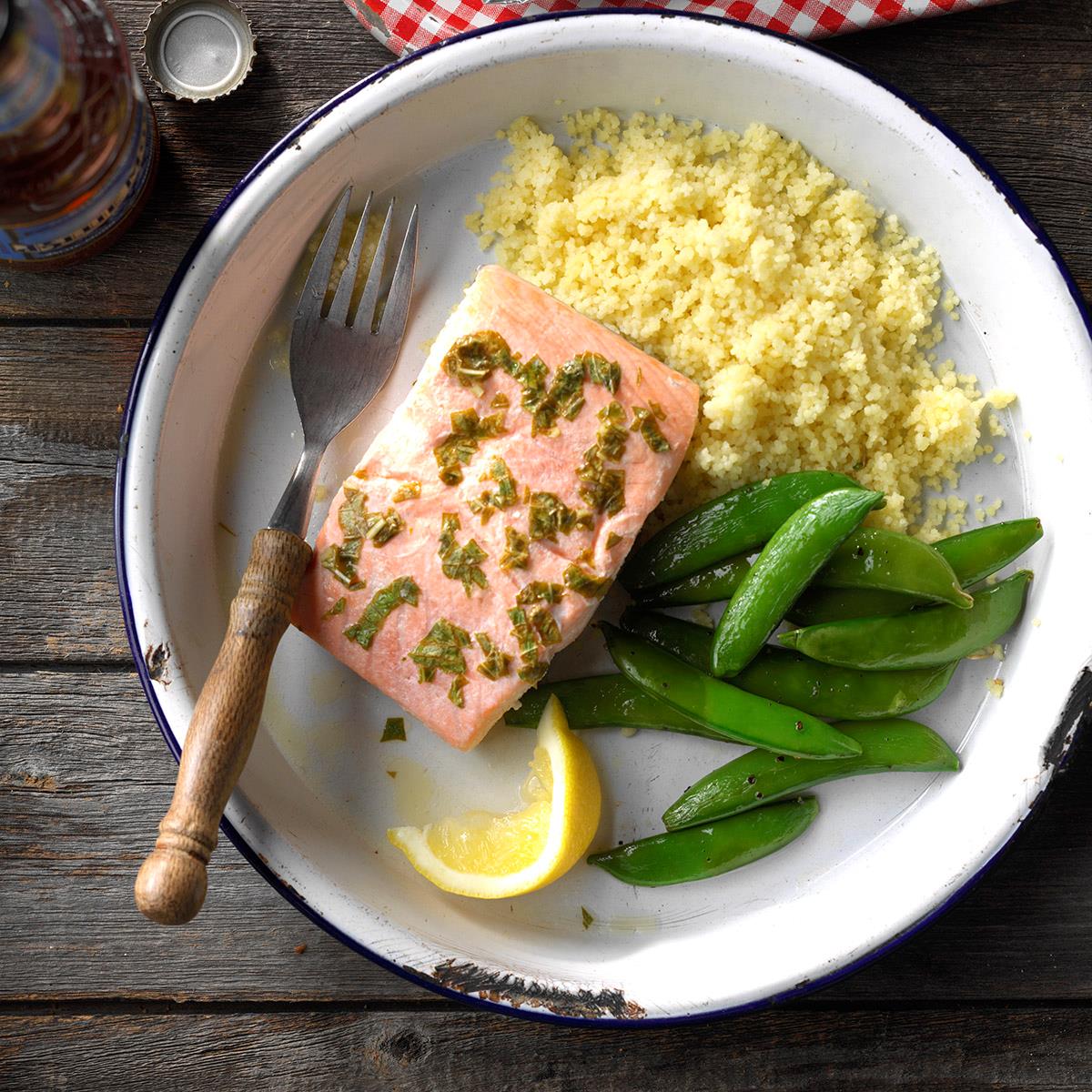 Lemon Basil Salmon Recipe How To Make It Taste Of Home