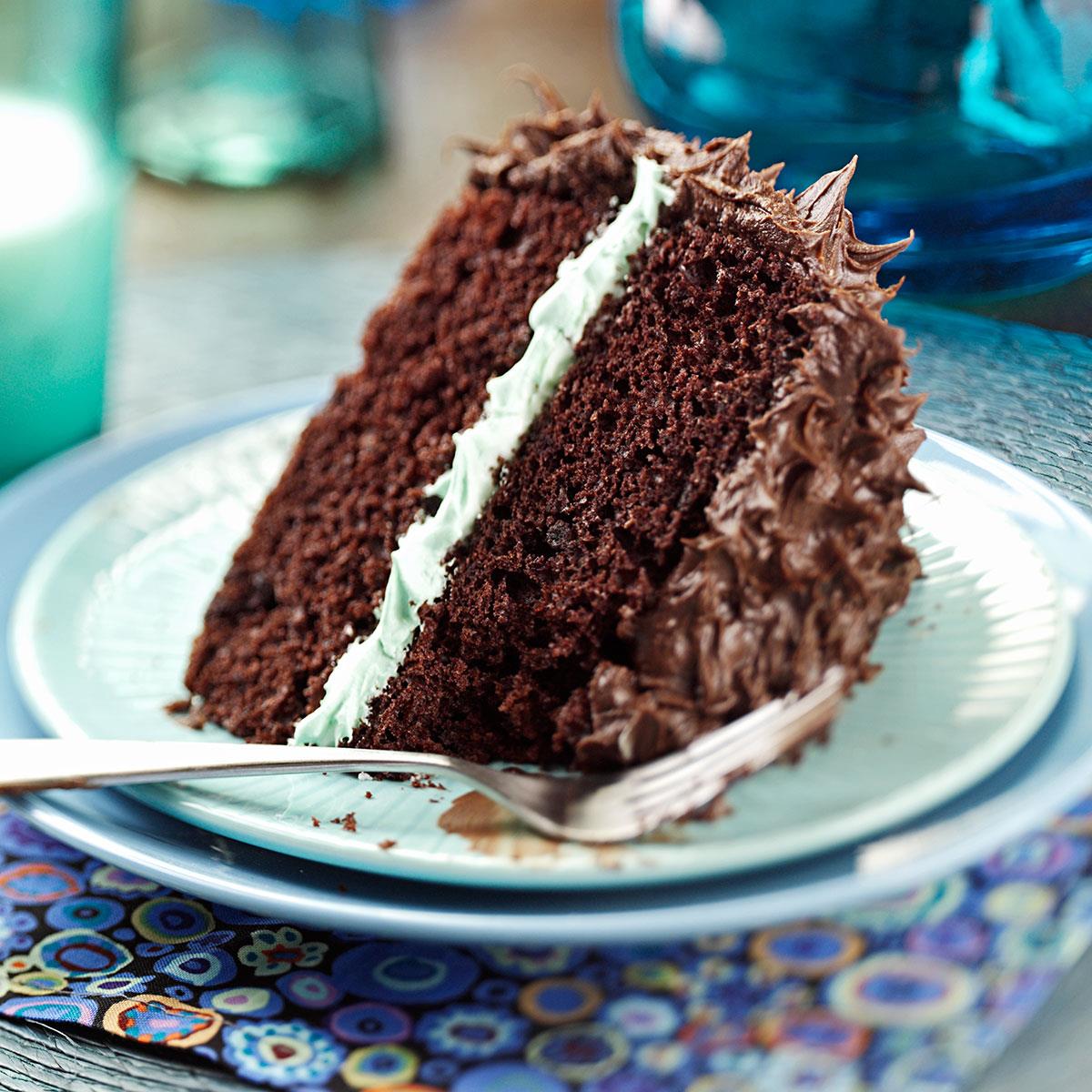 Best Moist Chocolate Mint Layer Cake Recipes