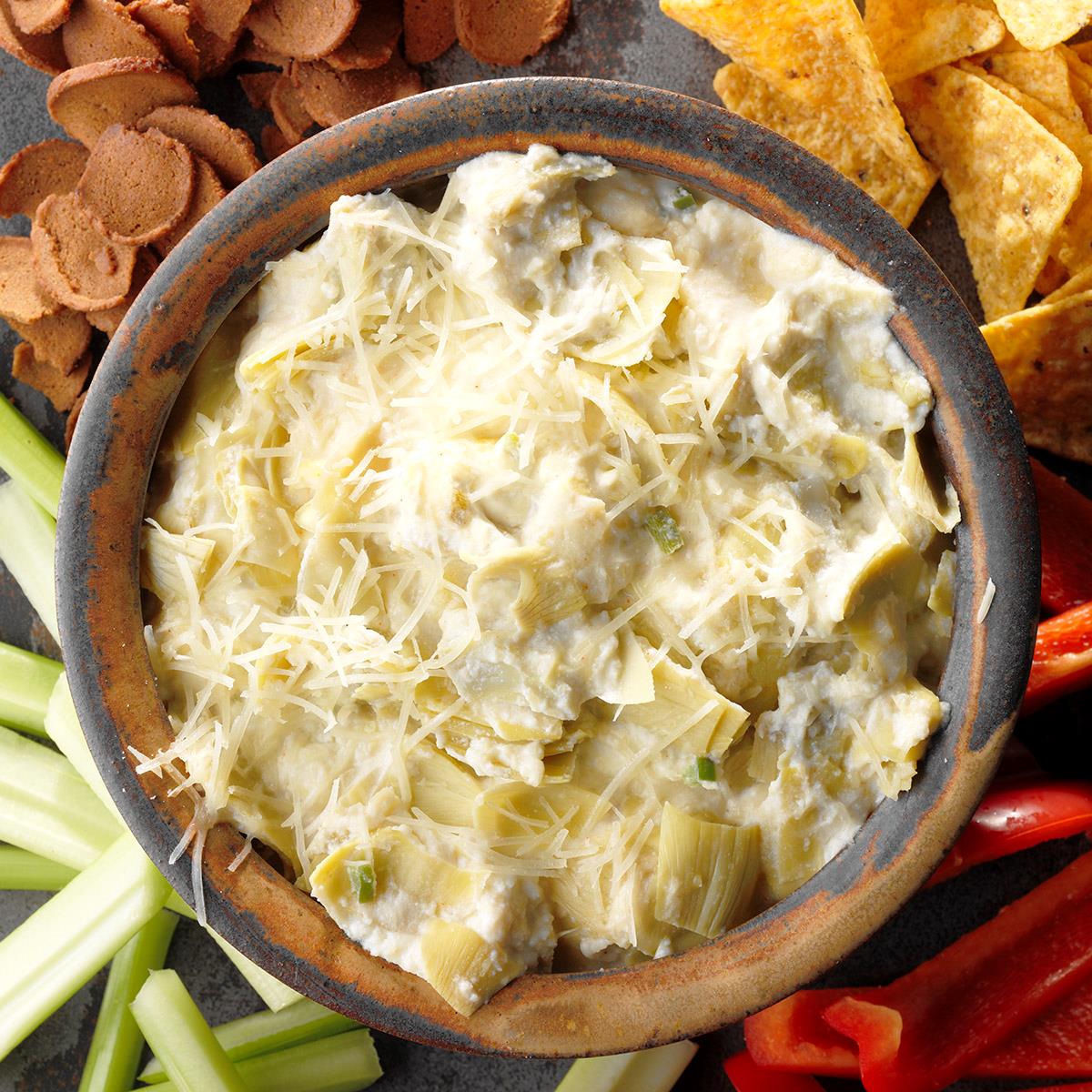 Makeover Creamy Artichoke Dip image