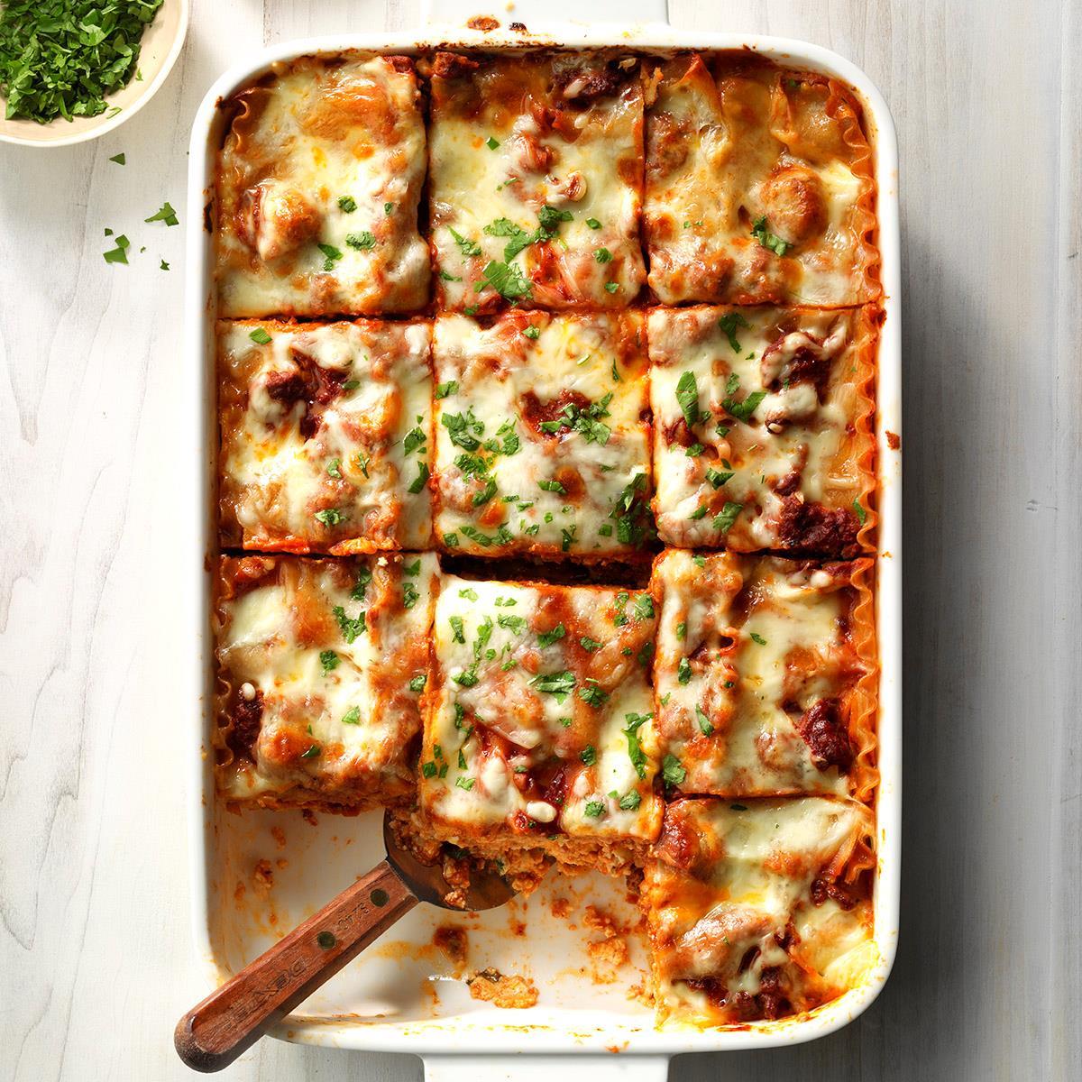 Makeover Traditional Lasagna Recipe: How to Make It