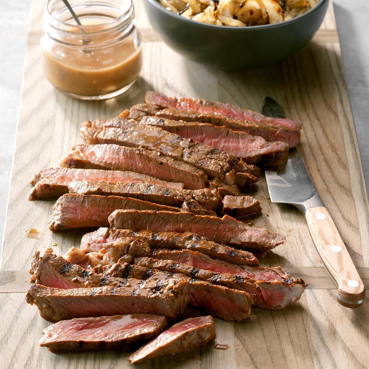 Marinated Steak With Grilled Onions Recipe Taste Of Home,Freezing Fresh Tomatoes