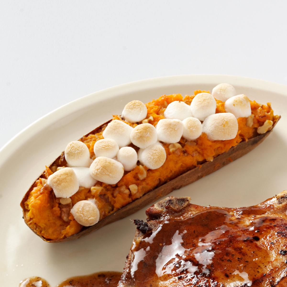 Marshmallow-Topped Sweet Potatoes image