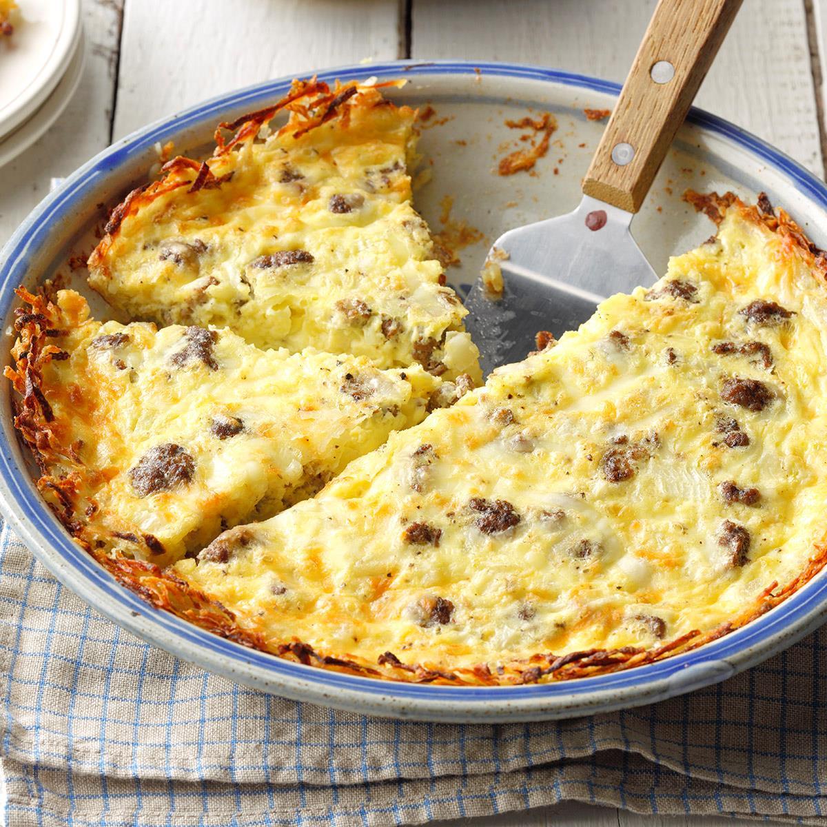 Meat-and-Potato Quiche image