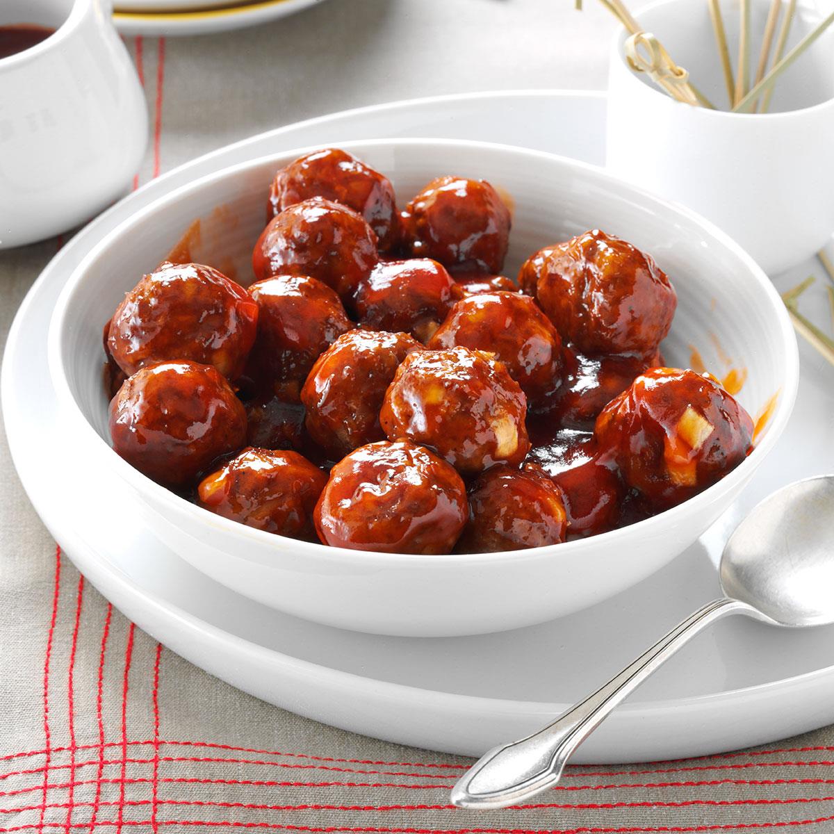 Meatballs in Barbecue Sauce image