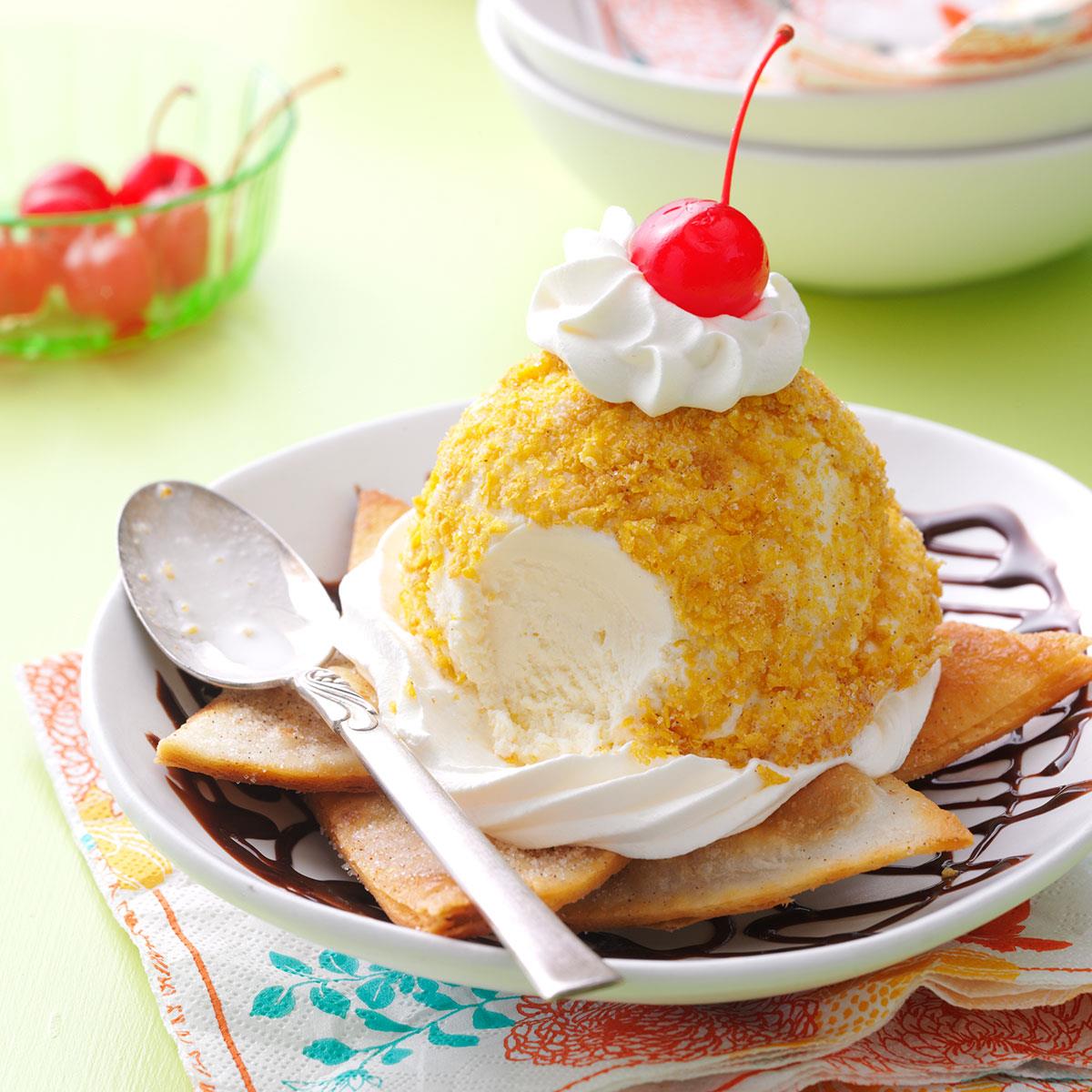 Mexican Ice Cream Sundaes Recipe How To Make It Taste Of Home