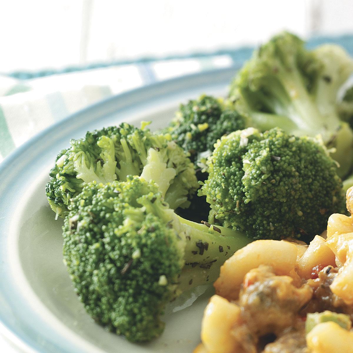 Microwaved Seasoned Broccoli Spears_image