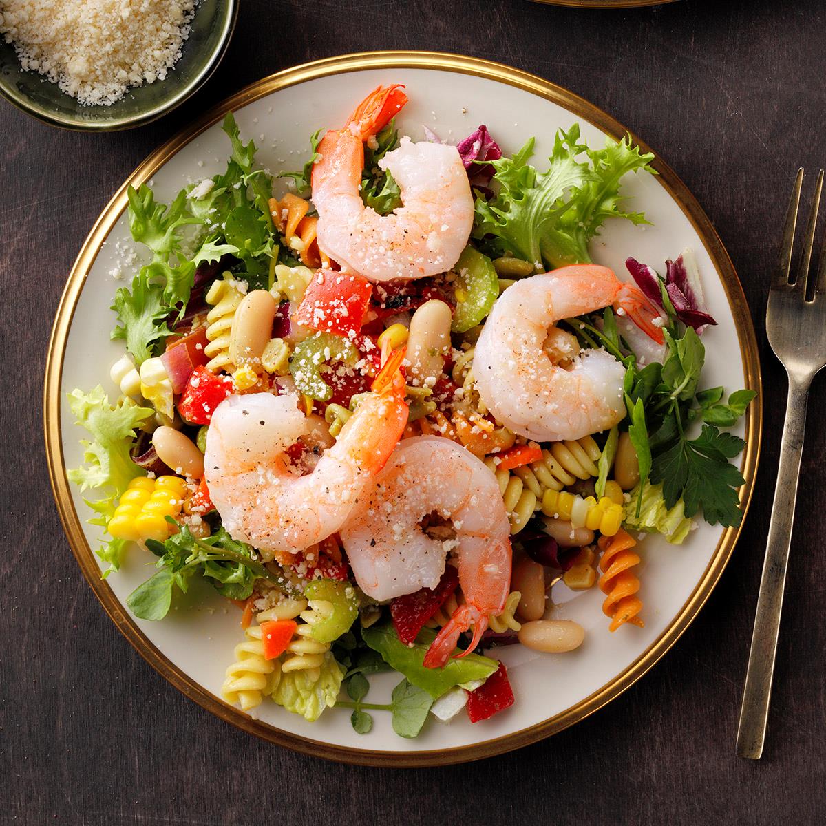 Minestrone-Style Shrimp Salad