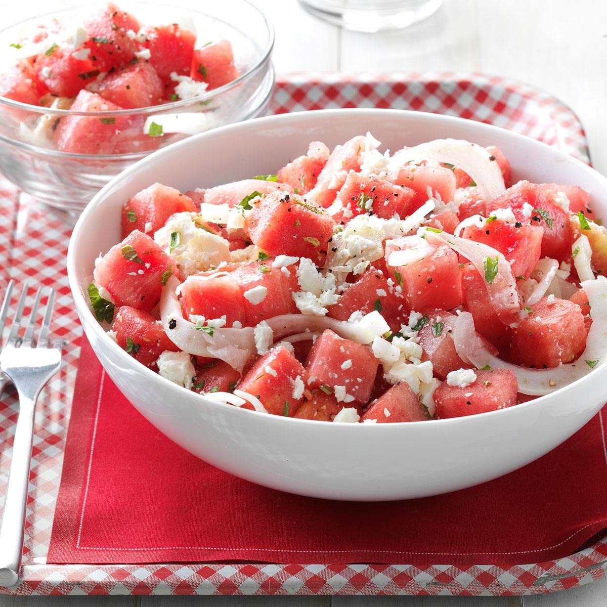 Minty Watermelon Salad image