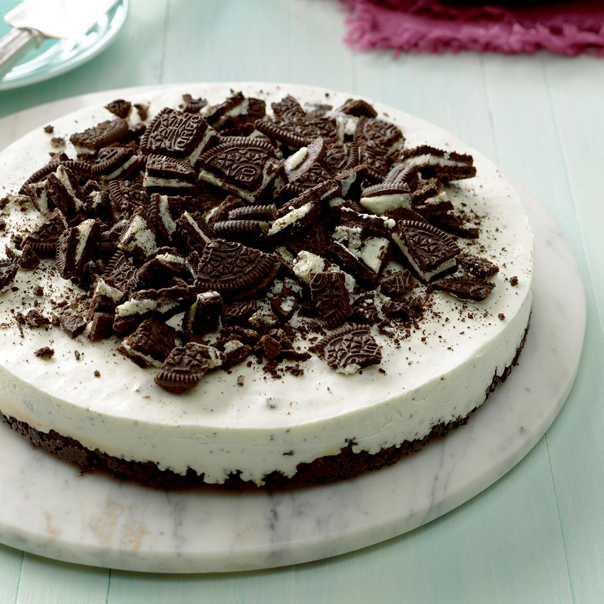 No Bake Oreo Cheesecake Recipe How To Make It Taste Of Home