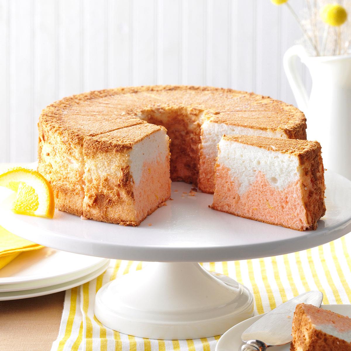 Orange Dream Angel Food Cake Recipe How To Make It Taste Of Home