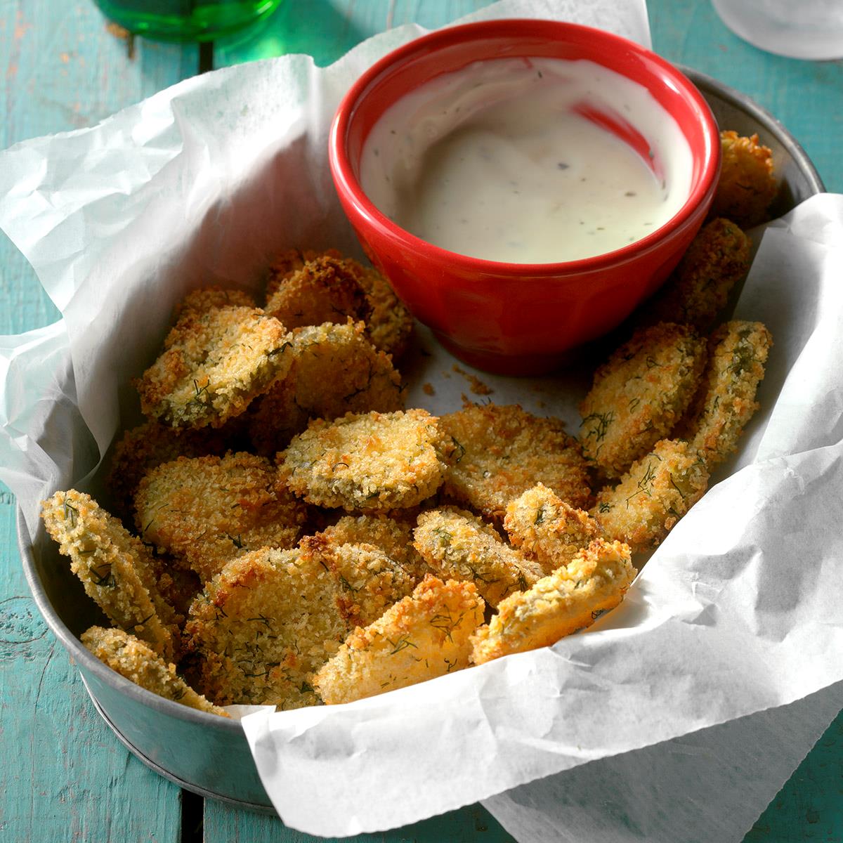 Oven Fried Pickles Recipe How To Make It Taste Of Home