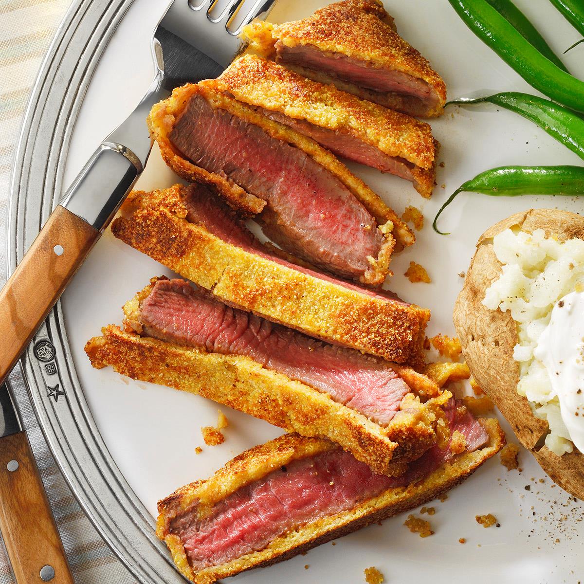 Oven-Fried Ranch Steak-image