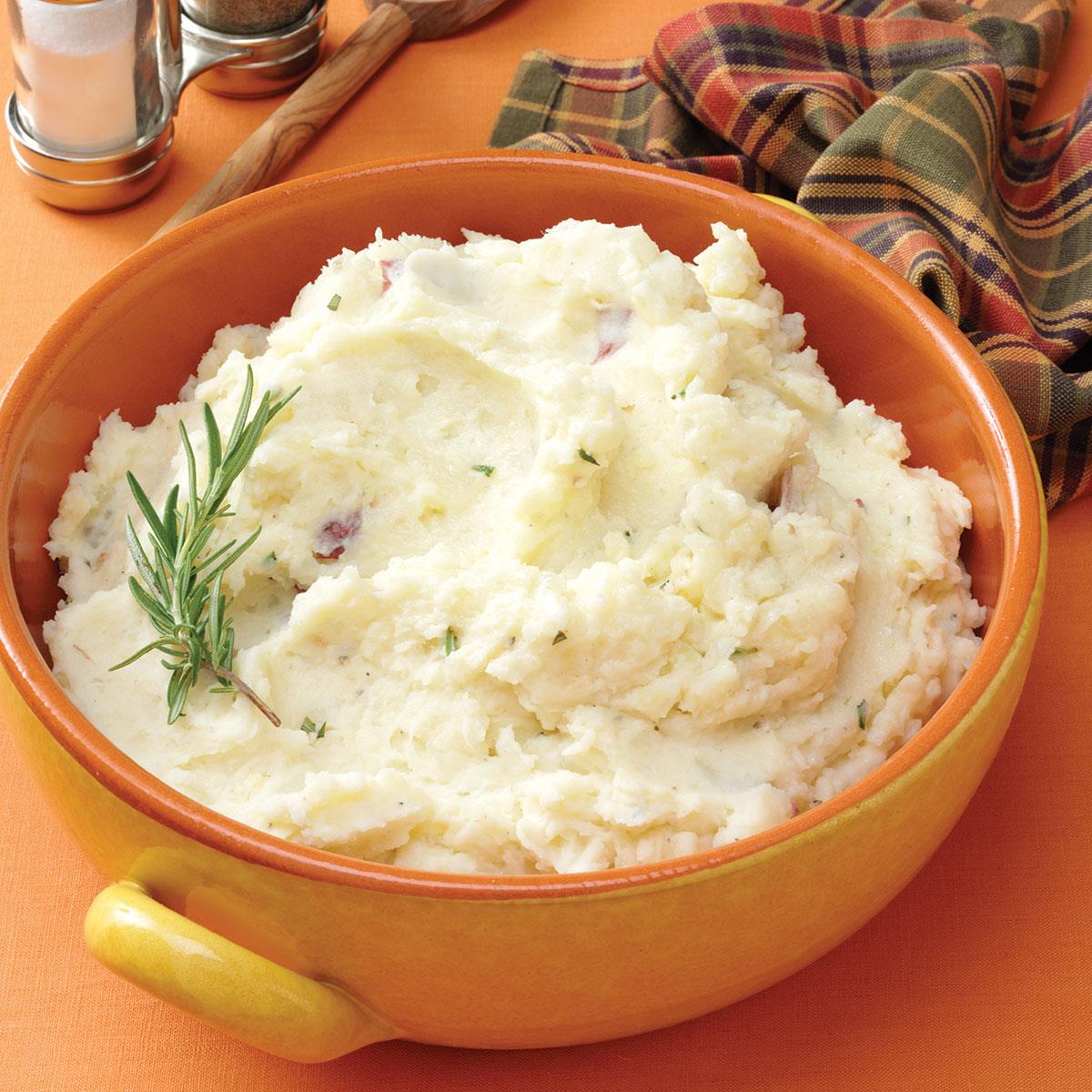Parmesan-Rosemary Mashed Potatoes 