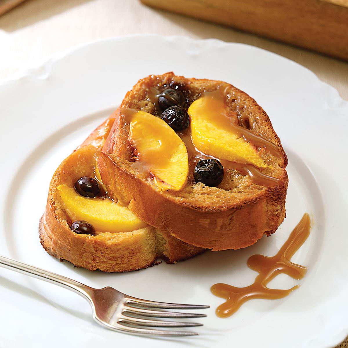 Peach-Blueberry French Toast_image