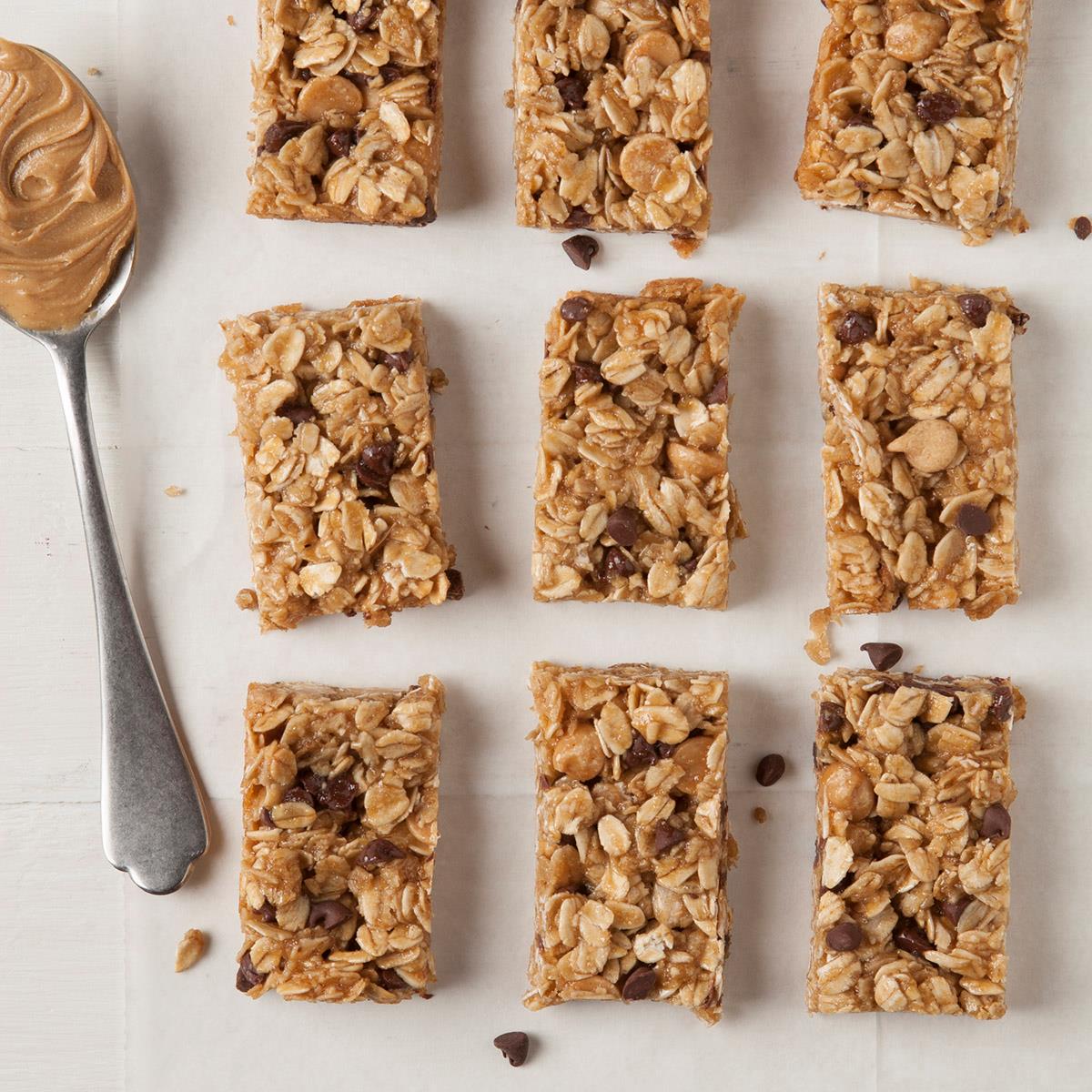 Peanut Butter Granola Mini Bars Recipe How To Make It Taste Of Home