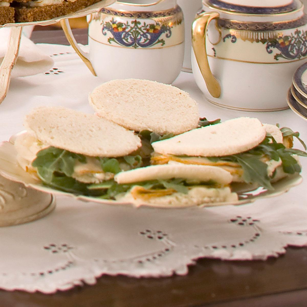Pear-Walnut Tea Sandwiches image