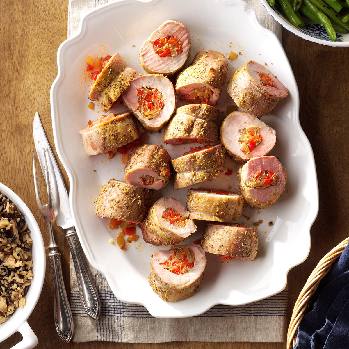Pepper-Stuffed Pork Tenderloin-image